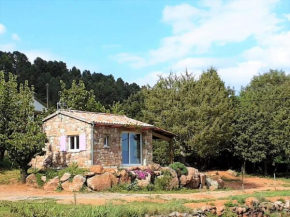 Charming stone Tiny House with communal pool, Chambonas